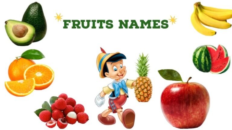 Fruits Names for Kids