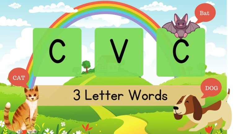 Three Letter Words, Preschool Learning Videos