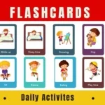 First 50 Flashcards | Daily Activities Flashcards | Daily Routines Flashcards