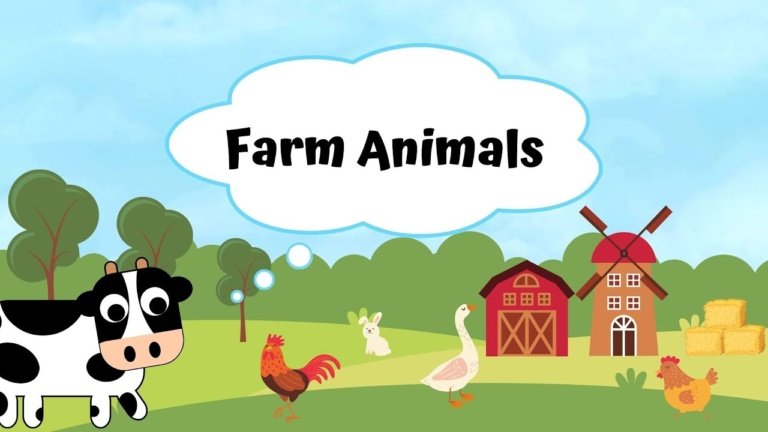 Learn Farm Animals Names for Kids