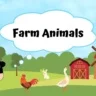 Learn Farm animals for kids, Animals Flashcards