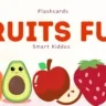 Fruits Names Flashcards for kindergarten