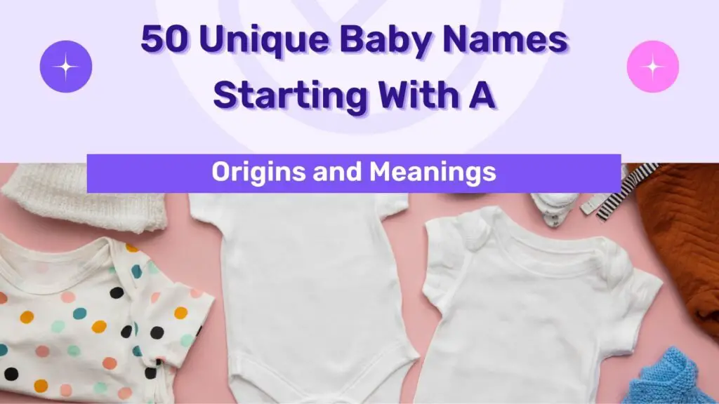 Baby Names Starting With A
