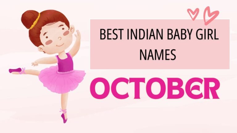 Best Indian Baby Girl Names October