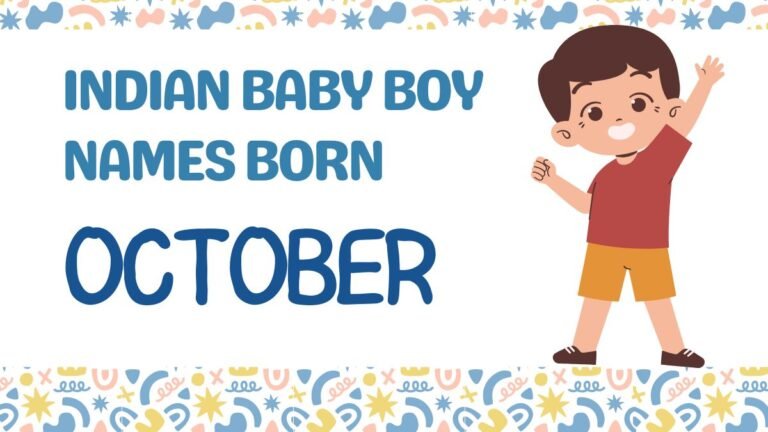 Indian Baby Boy Names Born