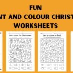 Fun Count and Colour Christmas Activity Worksheet for Kids – Perfect for Holiday Learning!