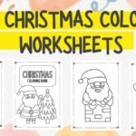 Fun Christmas Coloring Worksheet for Kids: Perfect Holiday Activity!