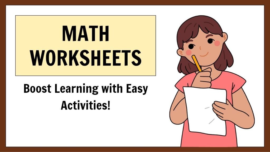 Math Worksheet for Kids