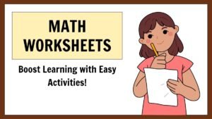 Math Worksheet for Kids