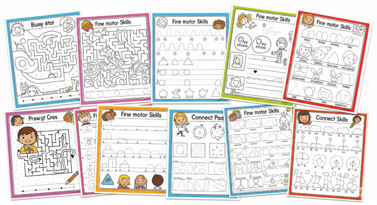 Boost Your Child’s Development with Fun Fine Motor Skills Worksheets