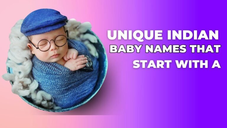 Indian baby names that start with A