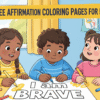 Free Affirmation Coloring Pages for Kids