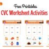CVC Worksheet Activities