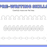 Pre-Writing Skills Tracing Worksheets