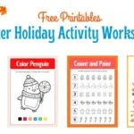 Winter Holiday Activity Worksheets